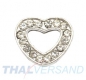 Strassmotiv Open Heart zum Aufschieben - 15mm - Strass Motiv #32