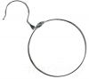 10er Pack Warenringe mit Haken 120mm Stahl geh�rtet verchromt