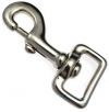 25er Pack Karabinerhaken 30 x 93mm mit geradem Wirbel