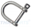 Schäkel weite Form 6mm Edelstahl rostfrei Niro V4a Rundschäkel Weit