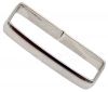 10er Pack Schlaufen 30 x 9 x 4mm Halbrund Stahl vernickelt