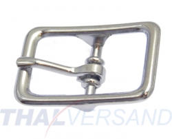 50er Pack Stegschnalle 12mm Zinkdruckguss vernickelt Schnalle