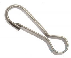 10er Pack Simplexhaken 60mm Edelstahl Rostfrei Simplex Karabiner