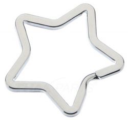50er Pack Design Schl�sselringe Sternform Schl�sselring Stern