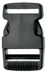 2 Stk Steckschnalle Steckverschluss Klickverschluss für 30 mm Gurtbreite-grau 
