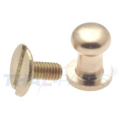 10er Pack Beil Taschenknopf Beiltaschenknopf 9mm Messing