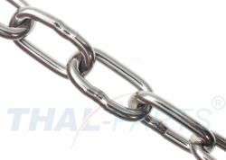 10m Schwei�kette 5mm x 18,5mm DIN 766 Edelstahl V2A