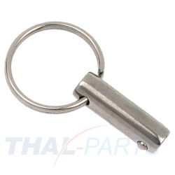 Steckbolzen mit Kugelsicherung 8mm x 25mm Edelstahl V4A