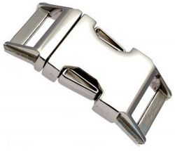 10er Pack Steckschnalle (Steckschlie�er) 25mm Zinkdruckguss 3001