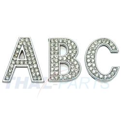 Strassbuchstabe - Q - zum Aufschieben #SL032 - 35mm - Strass Buchstaben