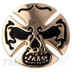 Concho #108 28mm Schdel Kreuz Conchos Leathercraft Gold
