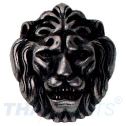 Concho #169 Kleiner L�wenkopf 20mm x 17mm Antik Silber Conchos