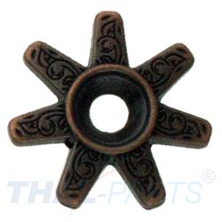 Concho #203 20mm Sporen Antik Kupfer Conchos