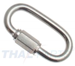 Kettennotglied 12mm Edelstahl Rostfrei Niro VA Rapidglied Quick Link Kettenglied