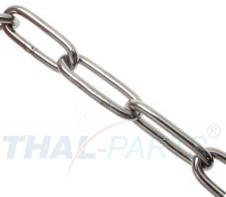 10m Schwei�kette 5mm x 35mm DIN 763 Edelstahl V4A
