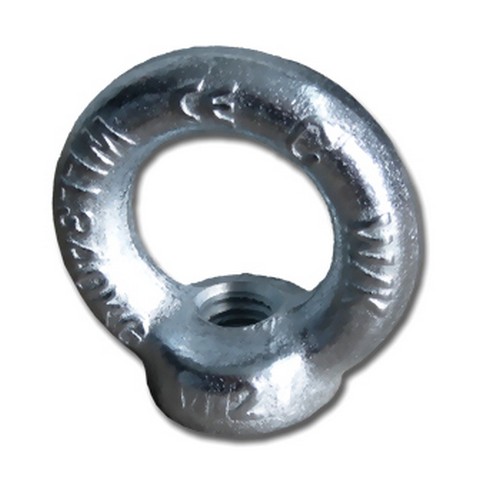 Ringmutter M8-10 Stück Ringschraube Verzinkt Ringmutter mit Schraube