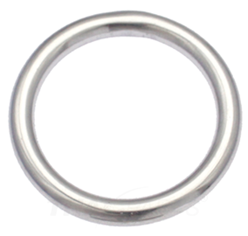 Rundring aus Edelstahl O Ring O-Ring Rundringe Metall Bootsport Ringe 8x80mm 