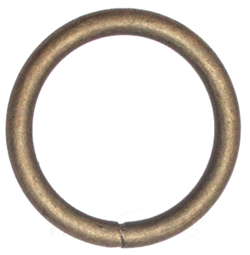 50 O-Ringe 25mm Rundringe Taschenringe Metallringe Stahl geschweißt