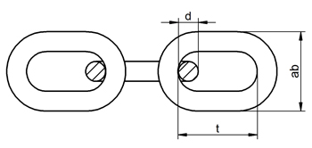 Stahlkette Kette verzinkt kurzgliedrig Gliederkette Schweißkette nach DIN 5685 