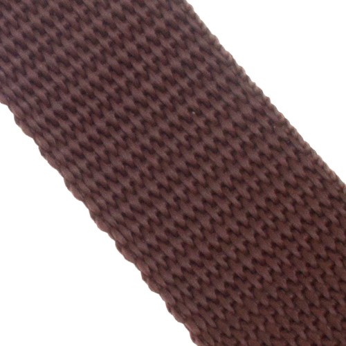 10m PP Gurtband 25mm breit 1,4mm stark dunkelbeige UV