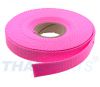 10m Gurtband 20mm Breit ca. 1,6mm stark / stark leuchtend Rosa Pink Polypropylen